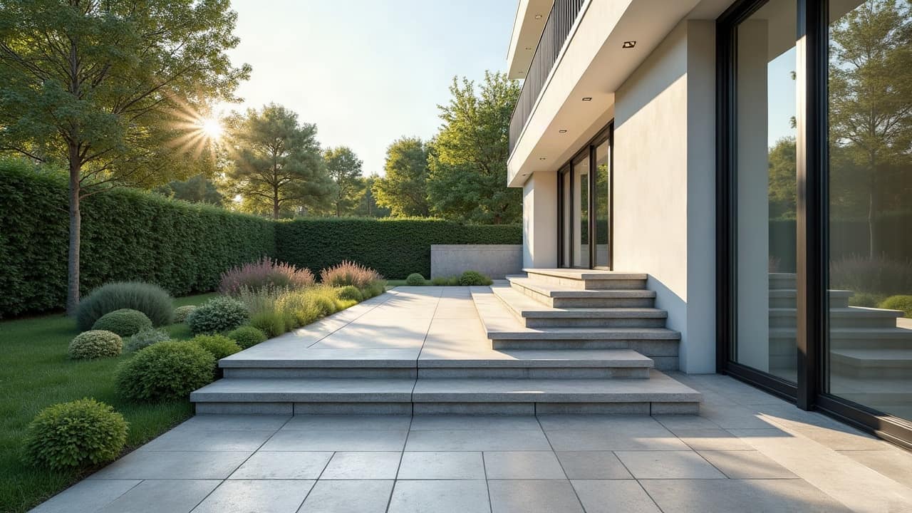 Carrelage d'escalier extérieur : sécurité et antidérapance