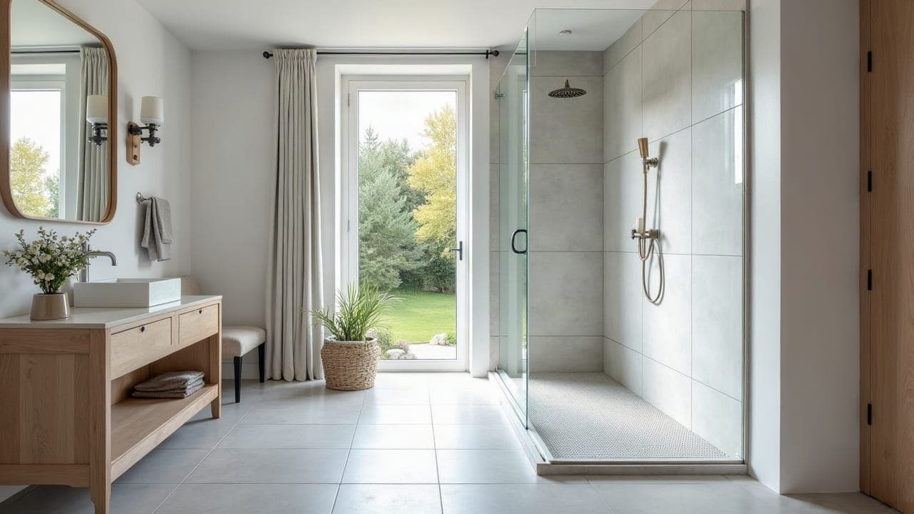 Receveur extra-plat ou douche à l'italienne : quel choix pour une salle d'eau à Saint-Nazaire ?